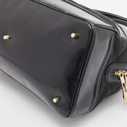 Pre Owned حقيبة بربري ويستبري جلد ونايلون بنية/ خضراء داكنة