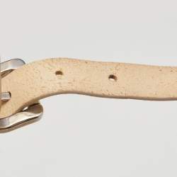 مملوكة مسبقًا Burberry Cream/Black House Check Coated Canvas and Leather Crossbody Bag