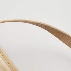مملوكة مسبقًا Burberry Cream/Black House Check Coated Canvas and Leather Crossbody Bag