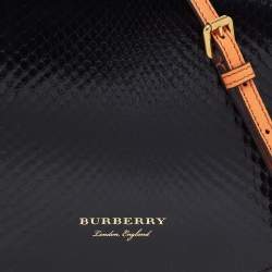 Burberry Black Python Kisslock Frame Clutch Bag 