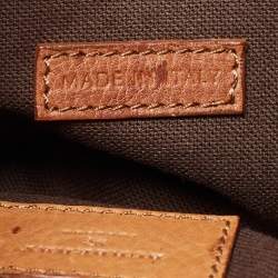 مملوكة مسبقًا Burberry Brown/Beige House Check Canvas and Leather Cinda Shoulder bag