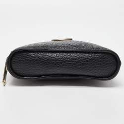 Pre Owned Burberry Black Leather Small Harrogate Crossbody Bag