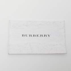 Pre Owned Burberry Beige Smoked Check PVC and Leather Walden Hobo