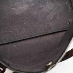 Burberry Beige/Black Supernova Check Coated Canvas and Patent Leather Nickie Tote