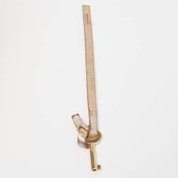 مملوكة مسبقًا Burberry Beige/Dark Brown Haymarket Check PVC and Leather Thornley Satchel