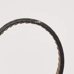 Pre Owned Burberry Brown/Beige Haymarket Check Canvas and Leather Peyton Crossbody Bag