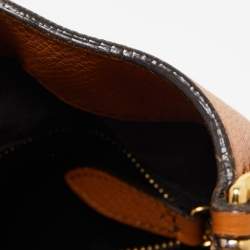 مملوكة مسبقًا Burberry Tan/Beige House Check Fabric and Leather Small Canterbury Tote