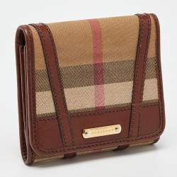 مملوكة مسبق ًا محفظة بربري ليغتون متوسطة قماس كاروهات هاوس بنية