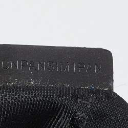 Pre Owned Burberry Beige/Black Nova Check Coated Canvas and Patent Leather Pouch