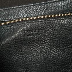 مملوكة مسبقًا حقيبة يد بربري شوبر ريمينجتون جلد سوداء 