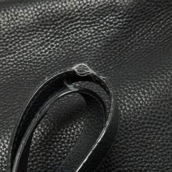 مملوكة مسبقًا حقيبة يد بربري شوبر ريمينجتون جلد سوداء 