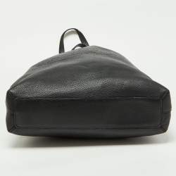 مملوكة مسبقًا حقيبة يد بربري شوبر ريمينجتون جلد سوداء 