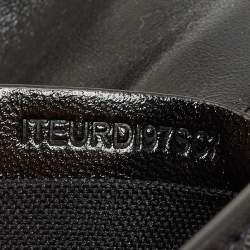 Pre Owned Burberry Black Soft Leather Small Olympia Shoulder Bag