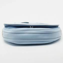 Pre Owned حقيبة كتف بربري أوليمبيا جلد أسود ناعم صغيرة