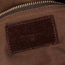 Burberry Brown Suede Chain Bucket Bag