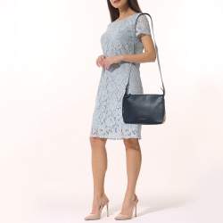 Pre Owned حقيبة كروس بربري هلمسلي جلد سوداء