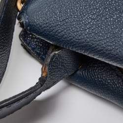 Pre Owned حقيبة كروس بربري هلمسلي جلد سوداء