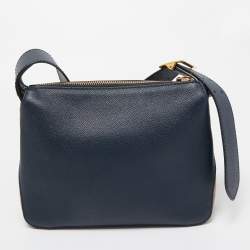 Pre Owned حقيبة كروس بربري هلمسلي جلد سوداء