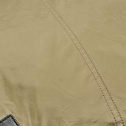 Burberry Military Green Nylon and Leather Buckleigh Tote