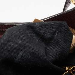 Pre Owned Burberry Tan/Beige House Check Fabric and Leather Small Canterbury Tote