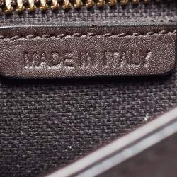 Pre Owned Burberry Beige/Brown Haymarket Check Coated Canvas and Leather Hartham Crossbody Bag