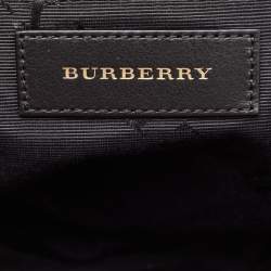 Pre Owned Burberry Red Leather Medium Dewsbury Tote