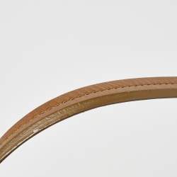 Pre Owned Burberry Green/Brown Check Canvas and Leather Canterbury Tote