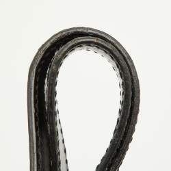 مملوكة مسبقًا Burberry Beige/Black Nova Check Coated Canvas and Patent Leather Warrior Tote