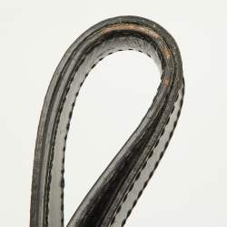 مملوكة مسبقًا Burberry Beige/Black Nova Check Coated Canvas and Patent Leather Warrior Tote