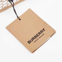Burberry Beige Satin Studded Olympia Clutch