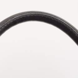 Pre Owned حقيبة يد بربري خياطة جلد بريدل جلد وكانفاس كاروهات هاوس بنية