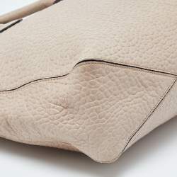 مملوكة مسبقًا Burberry Beige Leather Medium Dewsbury Tote 