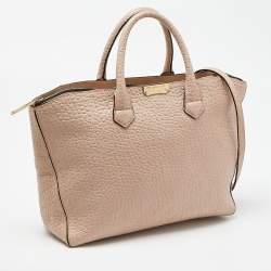 مملوكة مسبقًا Burberry Beige Leather Medium Dewsbury Tote 
