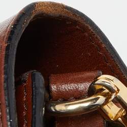 مملوكة مسبقًا Burberry Brown/Beige House Check Canvas and Leather Abbott Shoulder Bag