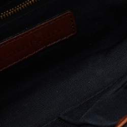 مملوكة مسبقًا Burberry Brown/Beige House Check Canvas and Leather Abbott Shoulder Bag