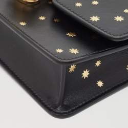 Pre Owned Burberry Black Leather TB Elongated Chain Bag