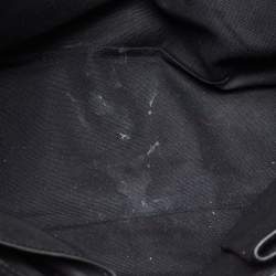 Pre Owned Burberry Brown/Black Smoke Check PVC and Leather Tote