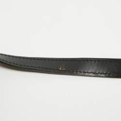 Pre Owned Burberry Cream/Black House Check Coated Canvas and Leather Baguette Bag