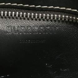 مملوكة مسبقًا Burberry Black/Grey Canvas and Leather Pocket Portable Crossbody Bag