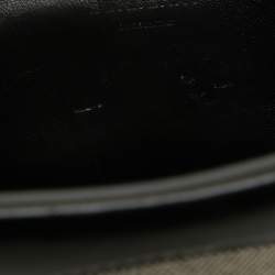 مملوكة مسبقًا Burberry Black/Grey Canvas and Leather Pocket Portable Crossbody Bag