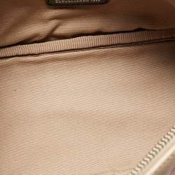 Burberry Black/Beige Nova Check Coated Canvas and Patent Leather Newbury Pochette Bag