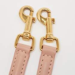 Burberry Old Rose Leather Small DK88 Top Handle Bag