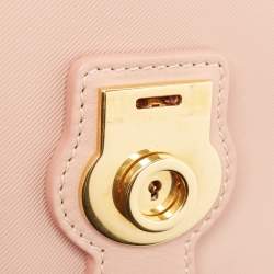 Burberry Old Rose Leather Small DK88 Top Handle Bag