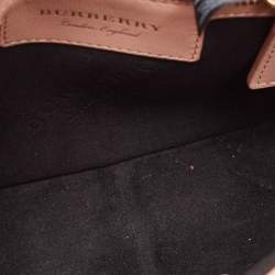 Burberry Old Rose Leather Small DK88 Top Handle Bag