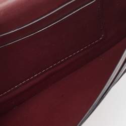 Burberry Red Leather Harlow Continental Wallet