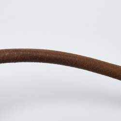 Pre Owned Burberry Brown Nubuck Leather Hobo