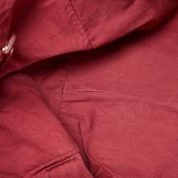 مملوكة مسبقًا Burberry Beige/Pink Haymarket Check PVC and Leather Small Canterbury Tote