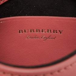 Burberry Old Rose Pink Leather Mini DK88 Top Handle Bag