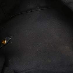 مملوكة مسبقًا Burberry Black/Beige House Check Fabric and Leather Small Canterbury Tote