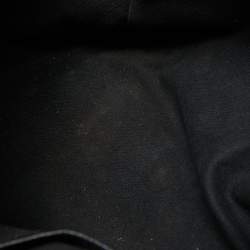 مملوكة مسبقًا Burberry Black/Beige House Check Fabric and Leather Small Canterbury Tote